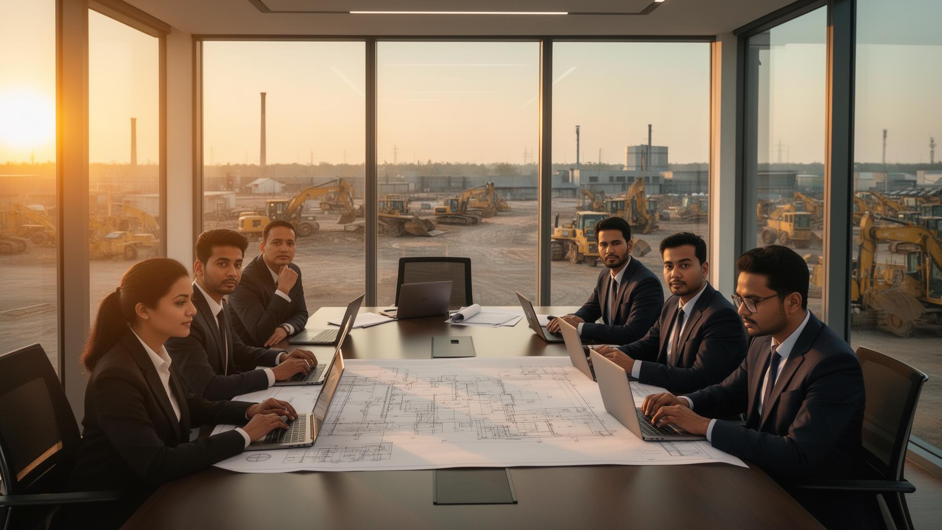 Cat Express BD leadership team in the Dhaka office