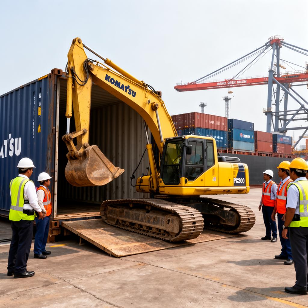 Komatsu PC200 Excavator Import