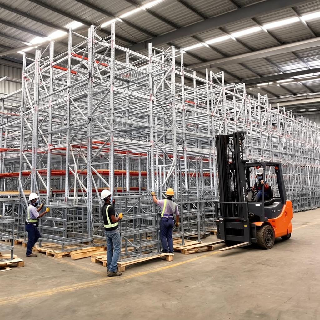 Heavy‑Duty Pallet Racking Project